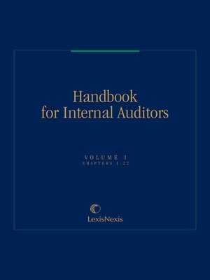 cover image of Handbook for Internal Auditors